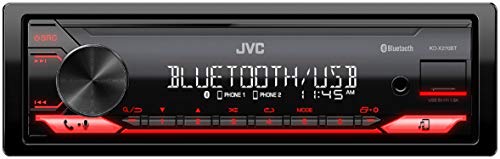 JVC KD-X270BT Bluetooth Car Stereo w/USB Port – AM/FM Radio, MP3 Player, High Contrast LCD, 50 Watts, Detachable Face Plate – Single DIN – 13-Band EQ JVC KD-X270BT Bluetooth Car Stereo w/USB Port – AM/FM Radio, MP3 Player, High Contrast LCD, 50 Watts, Detachable Face Plate – Single DIN – 13-Band EQ